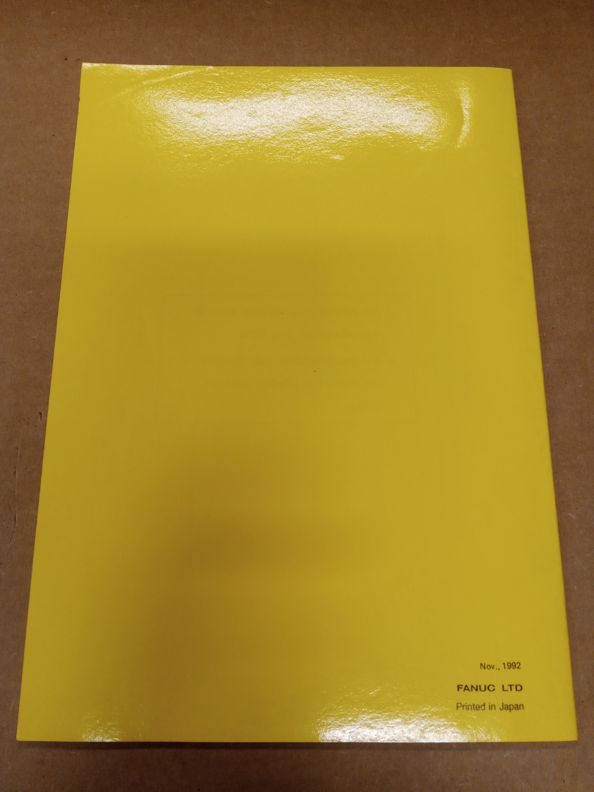 FANUC Power Mate-Model D Operators Manual B62094E/01