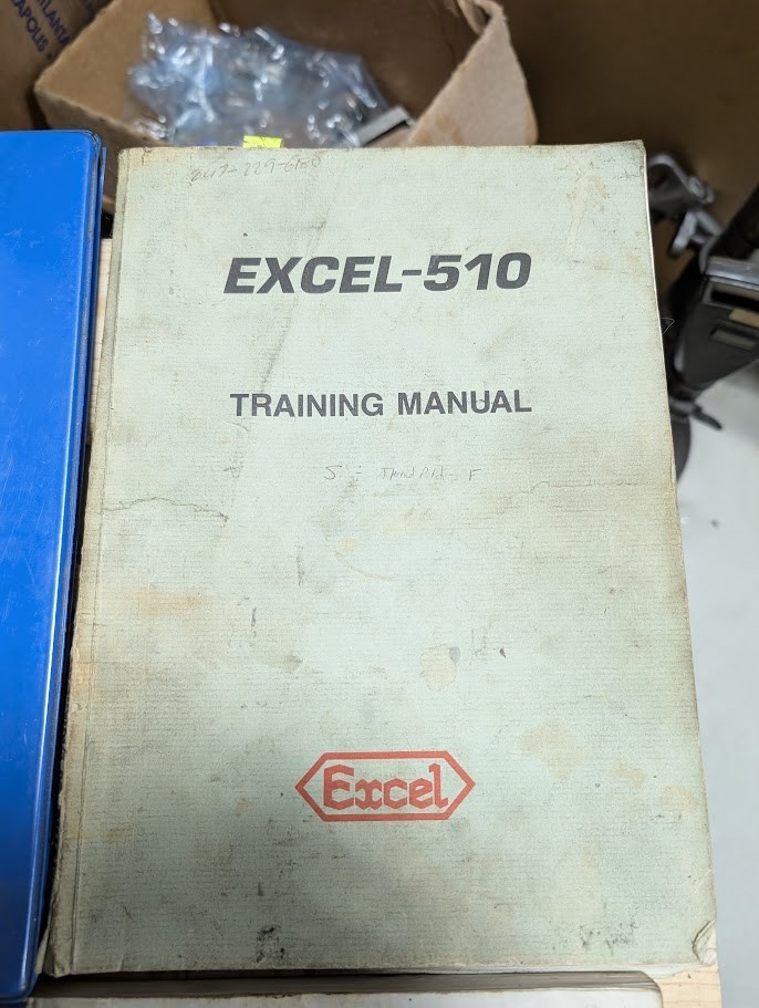 MANUALS FOR EXCEL 510 AND 610 VERTICAL MACHINING CENTERS (VMC) WITH FANUC O-MC