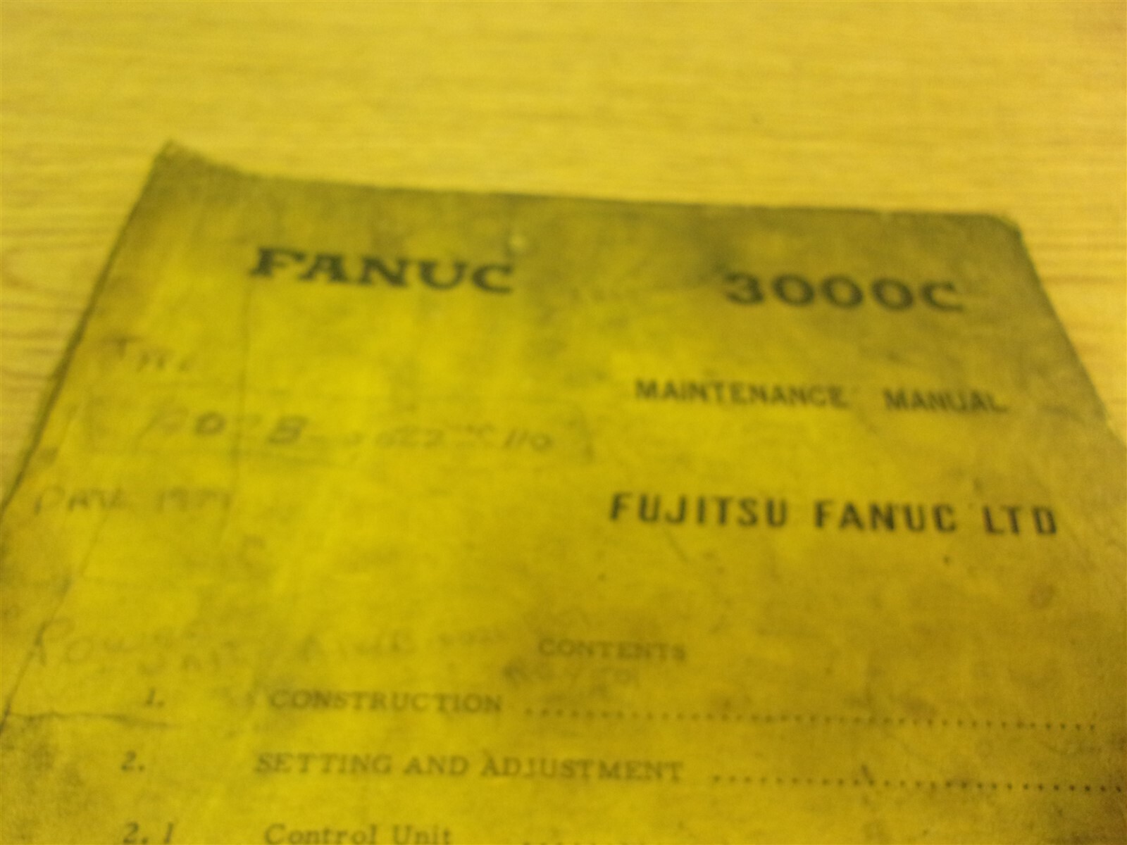 Fanuc 3000C Maintenance Manual B-51521E/06 *FREE SHIPPING*