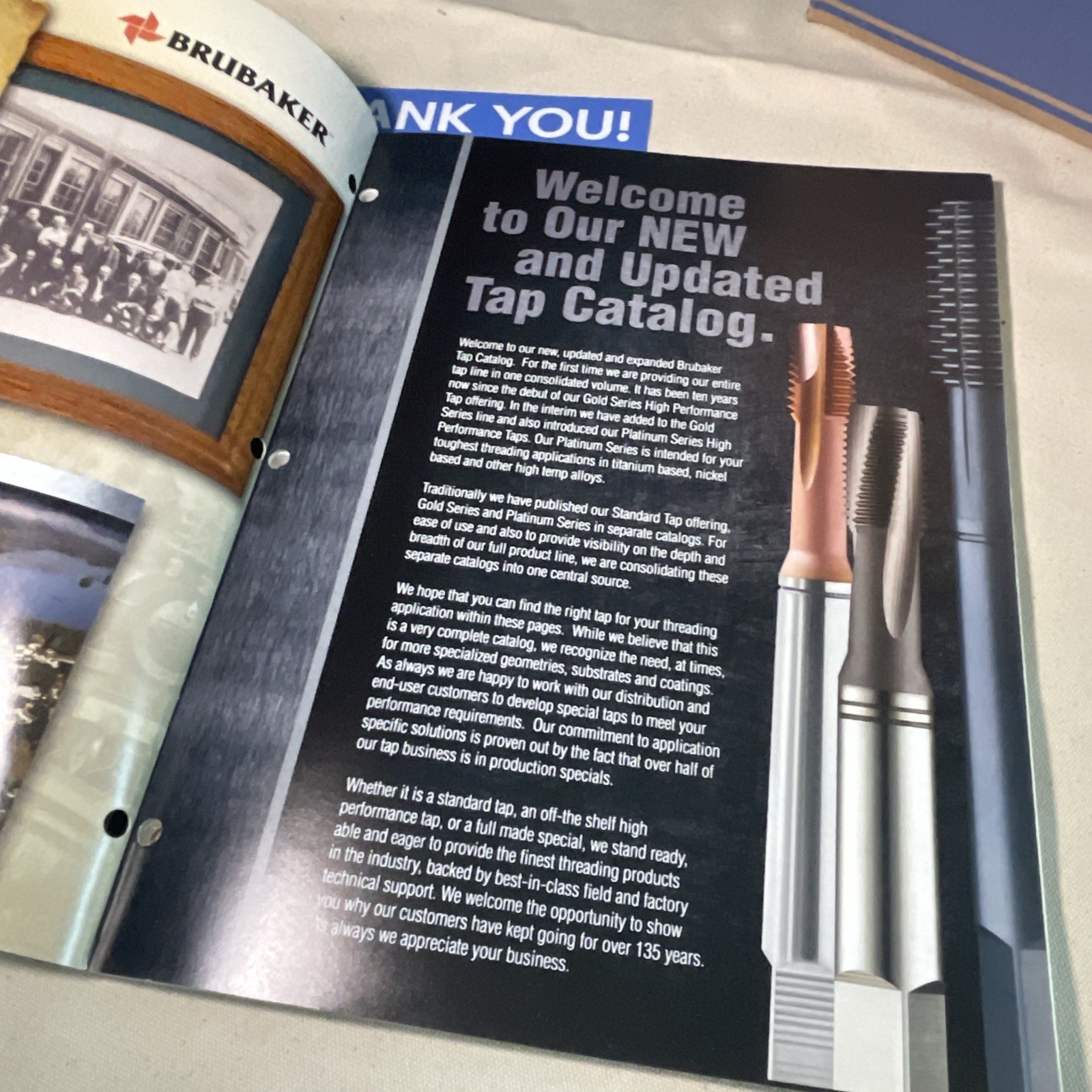 2020 Brubaker Tap Catalog Platinum Standard Gold Guide Book Machinery