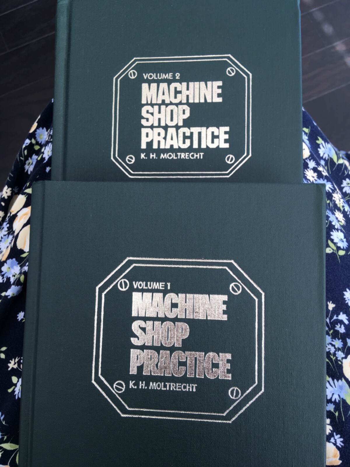 Machine Shop Practice Vol 1 & 2: 2nd Edition K.H Moltrecht lot of 2 books