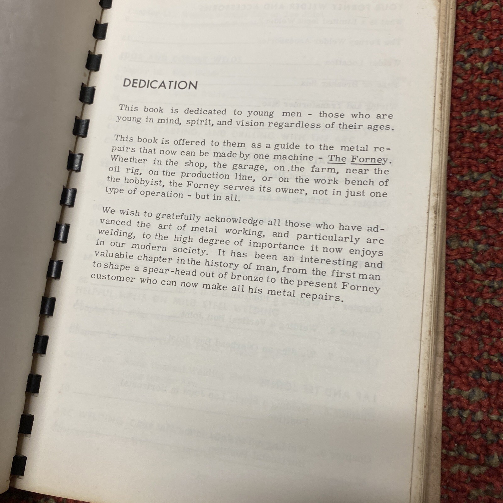 Vintage Forney Arc Welding Manual,( 1965) 7th Revised Edition