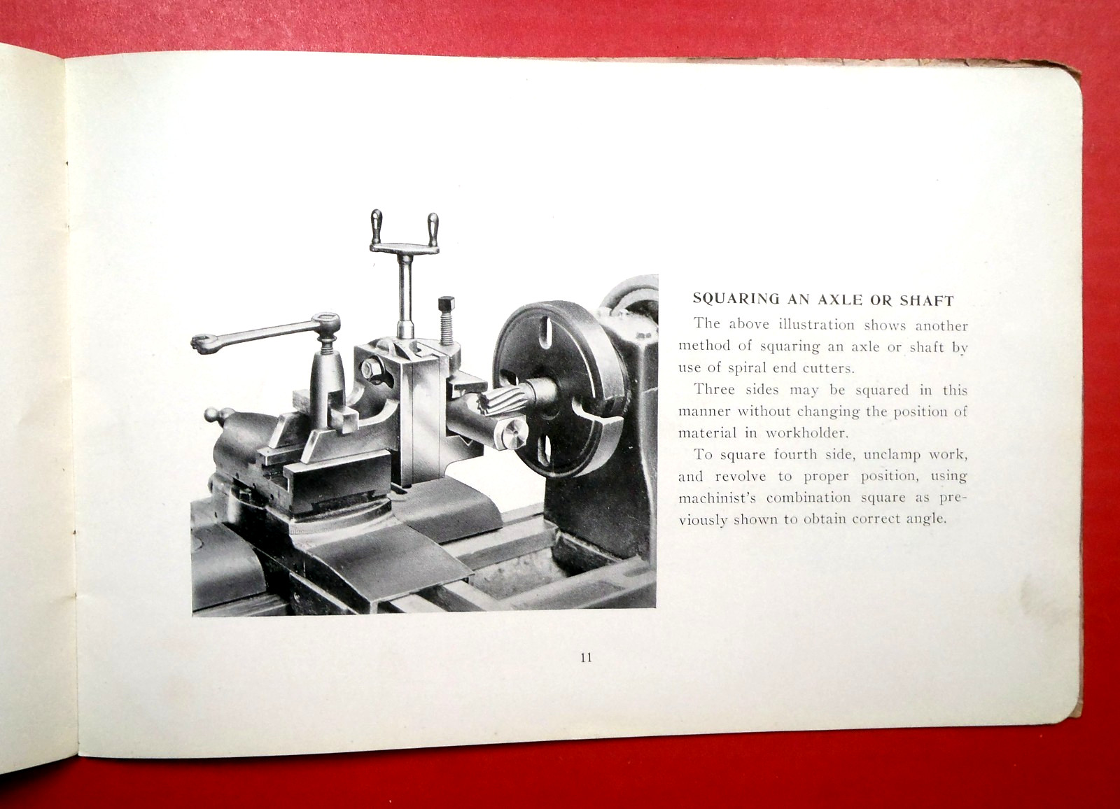 PASCHALL LATHE Milling Attachment 1930s Owner Manual _m2