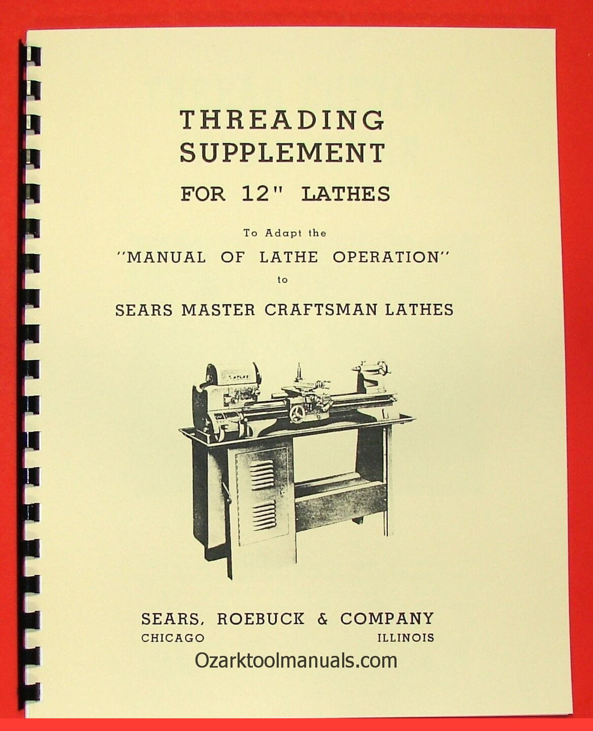 ATLAS/CRAFTSMAN 12″ New Metal Lathe Threading Operation Manual 0053