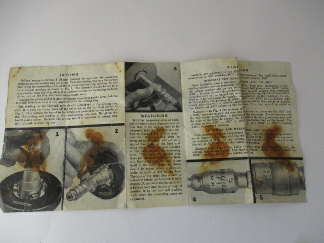 (4) Machinist Helps, Help, LUFKIN Gage, Brown & Sharpe Manuals Ephemera VGC