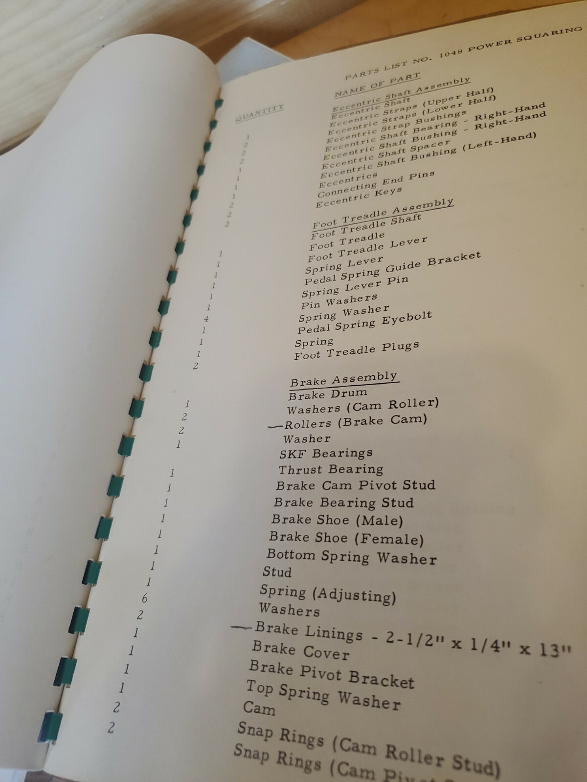 Book Wysong power Shear Parts List parts numbers *IN*STOCK* USA* READY TO SHIP