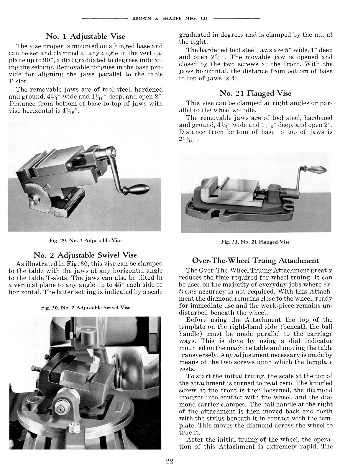 BROWN & SHARPE No. 2L, 2LB Surface Grinder Owners Operator & Parts Manual 0089