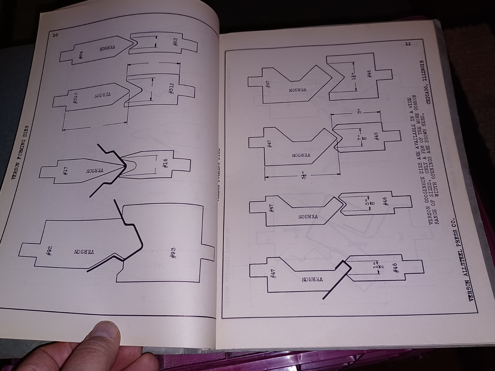 Verson allsteel Press Company Forming Dies Brakes Punching Attachments – CATALOG