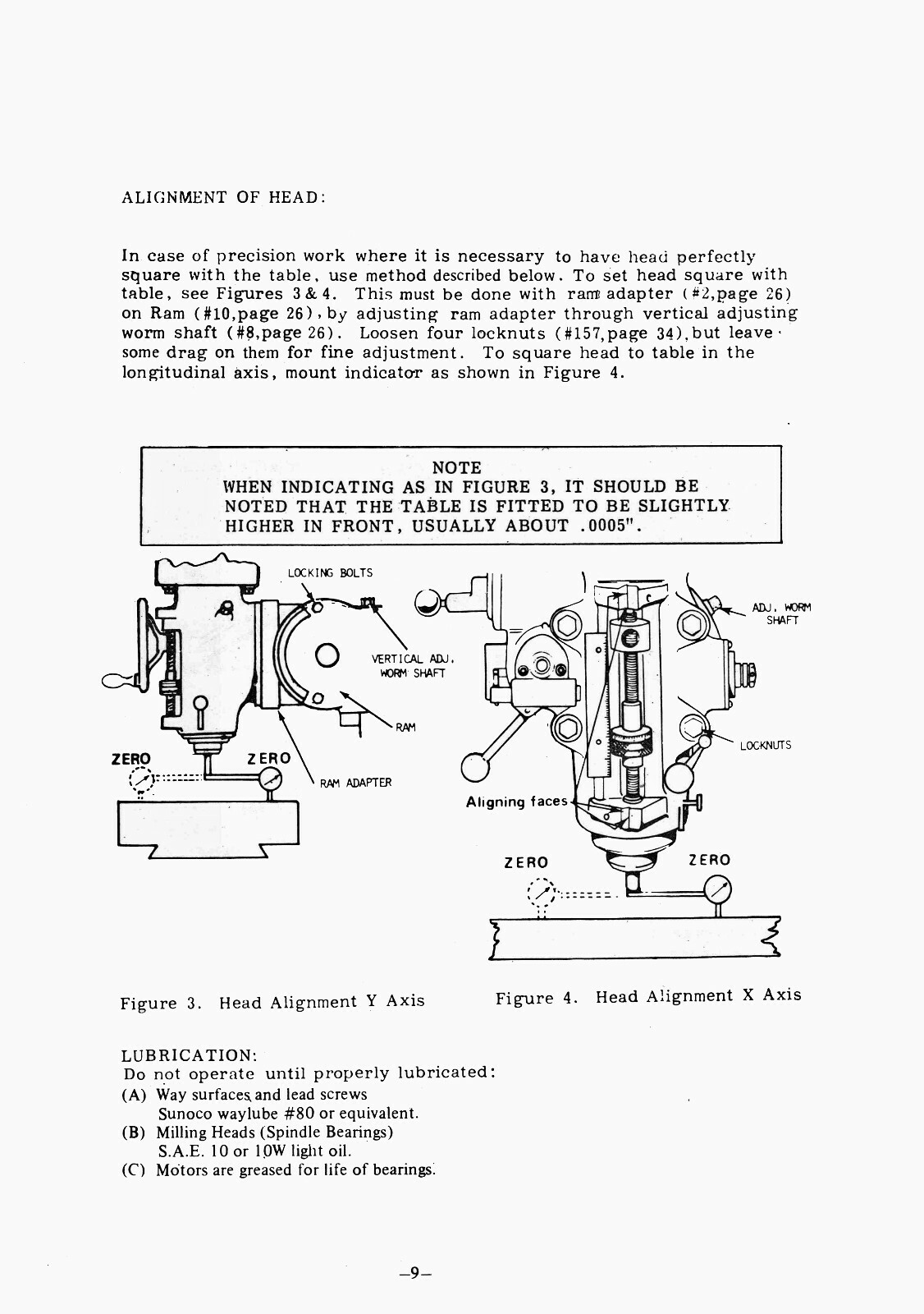 Comet 3H, 3VH Vertical Milling Machine Operation & Parts List Manual #1406