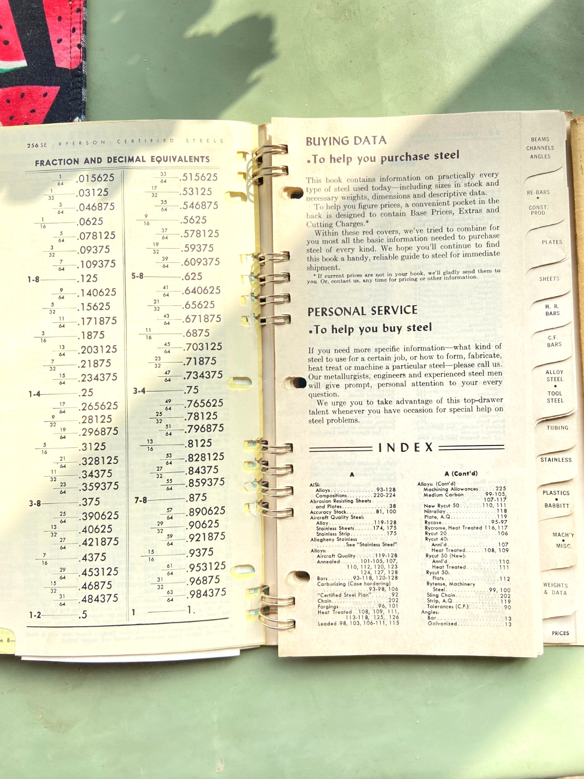 3 RYERSON METAL WORKING MACHINERY & TOOLS STEEL BOOKLETS 54-55-6-7-1937