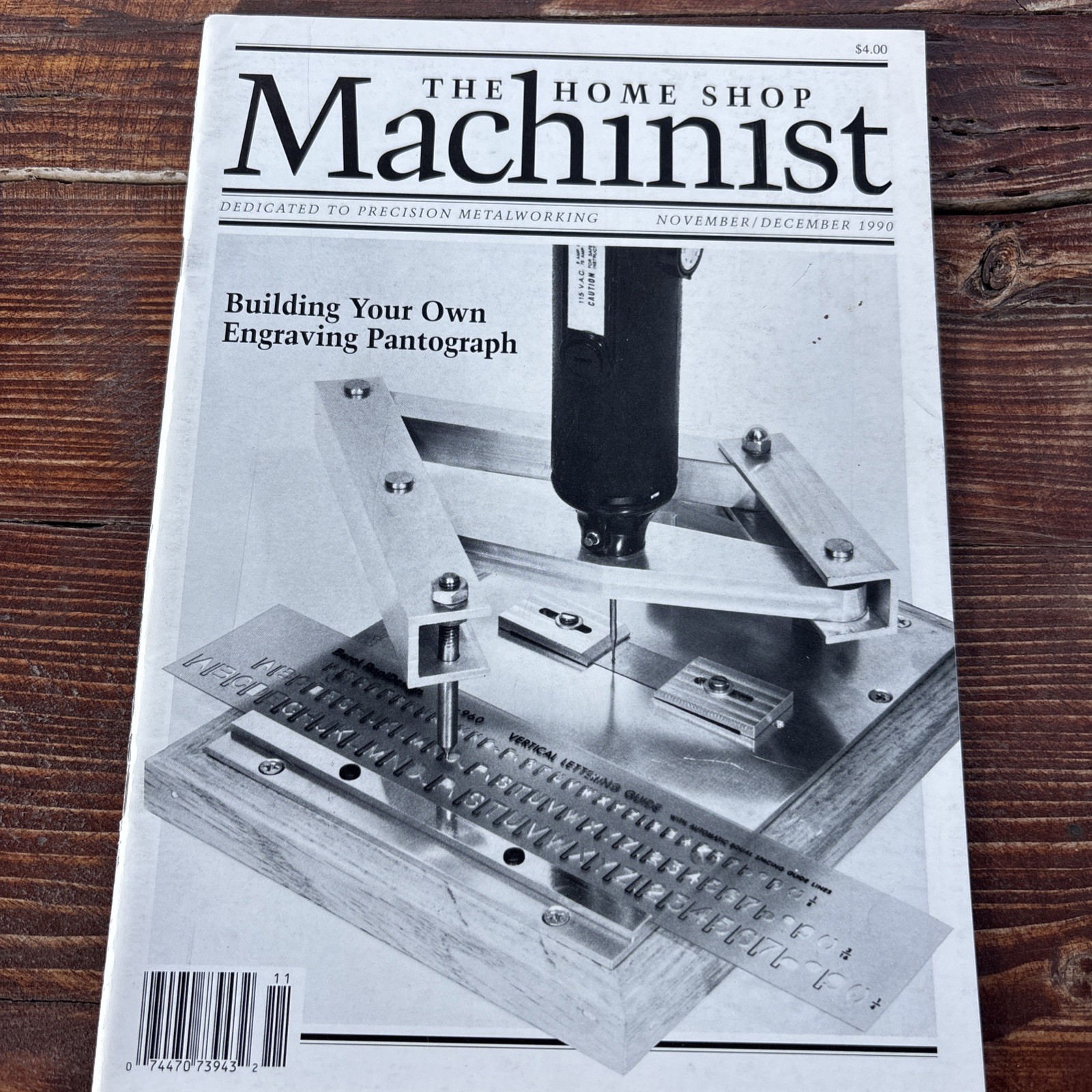 THE HOME SHOP Machinist November/December 1990