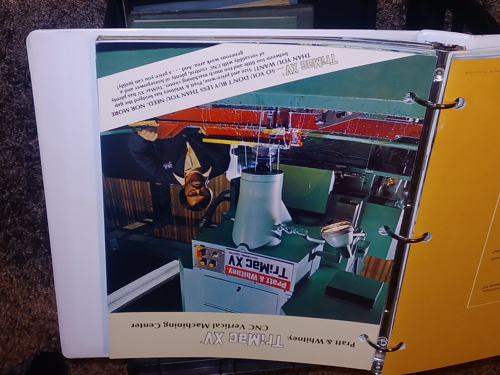 1974 Pratt & Whitney MACHINING TOOLS Catalog book LOT salesman 3 Ring Binder OLD