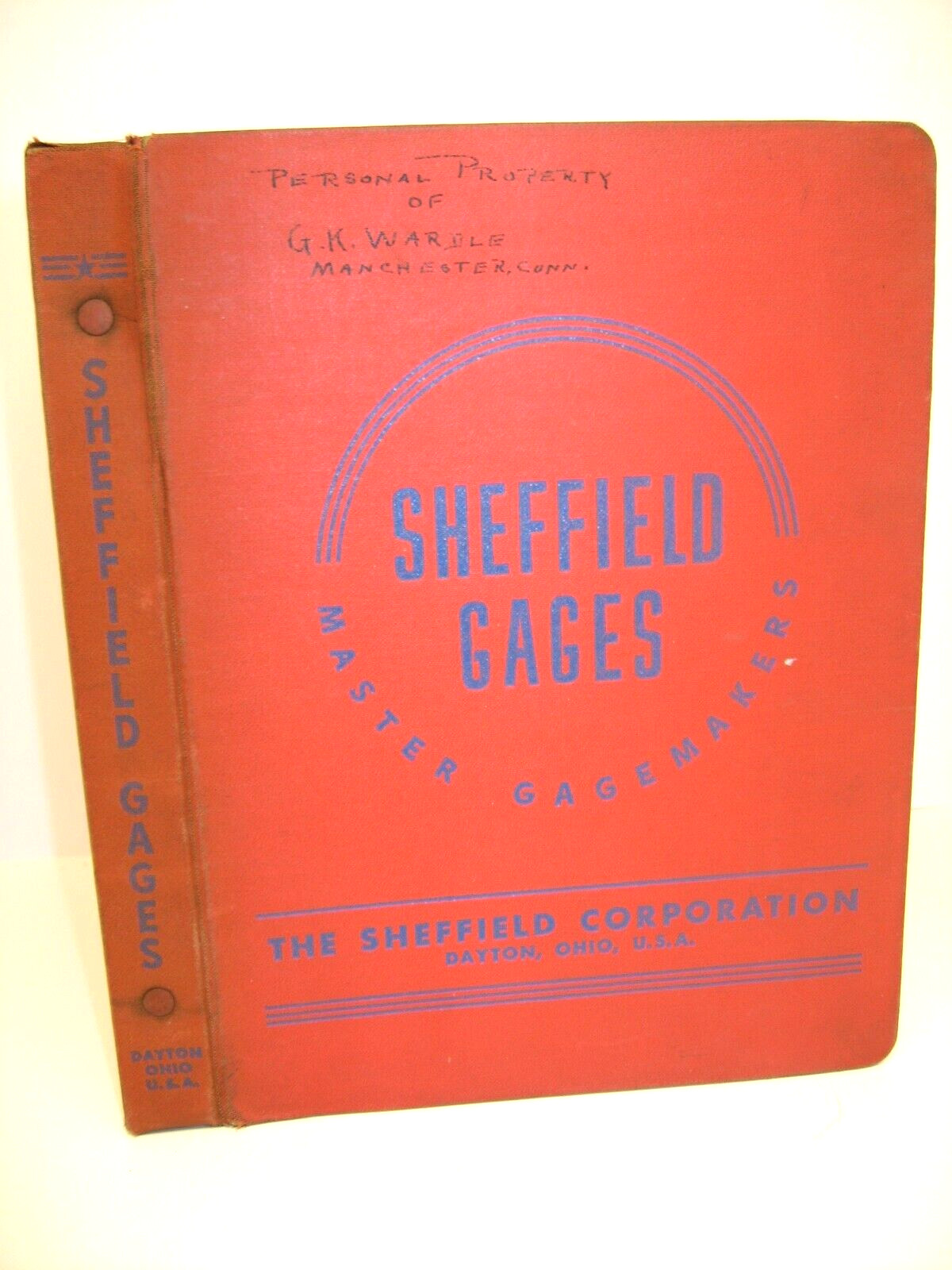 1943 Sheffield Gages Catalog 42-0, Sheffield Corporation, Dayton, Ohio