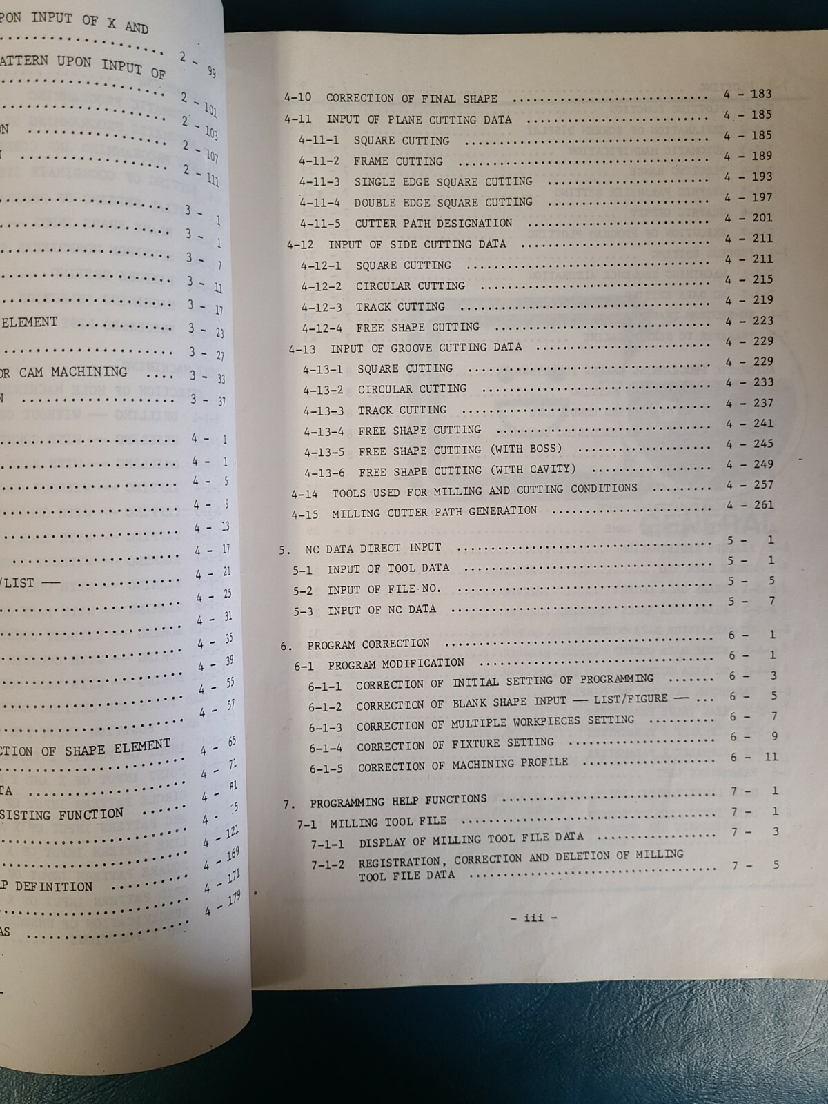 Hitachi Seiki Programming Manual VM VK series Seiki-Seicos M-MULTI ORIGINAL