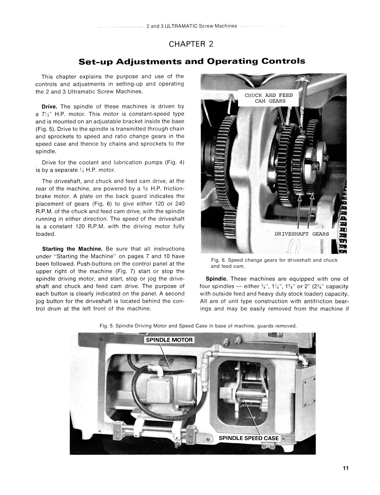 Brown & Sharpe #2 & #3 Ultramatic Screw Machine Op & Maint Manual pub 1974 #1511