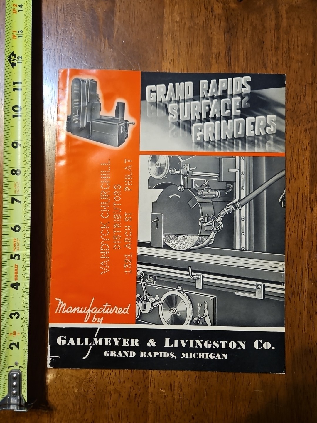 GRAND RAPIDS SURFACE GRINDERS MACHINE CATALOG GALLMEYER LIVINGSTON #4