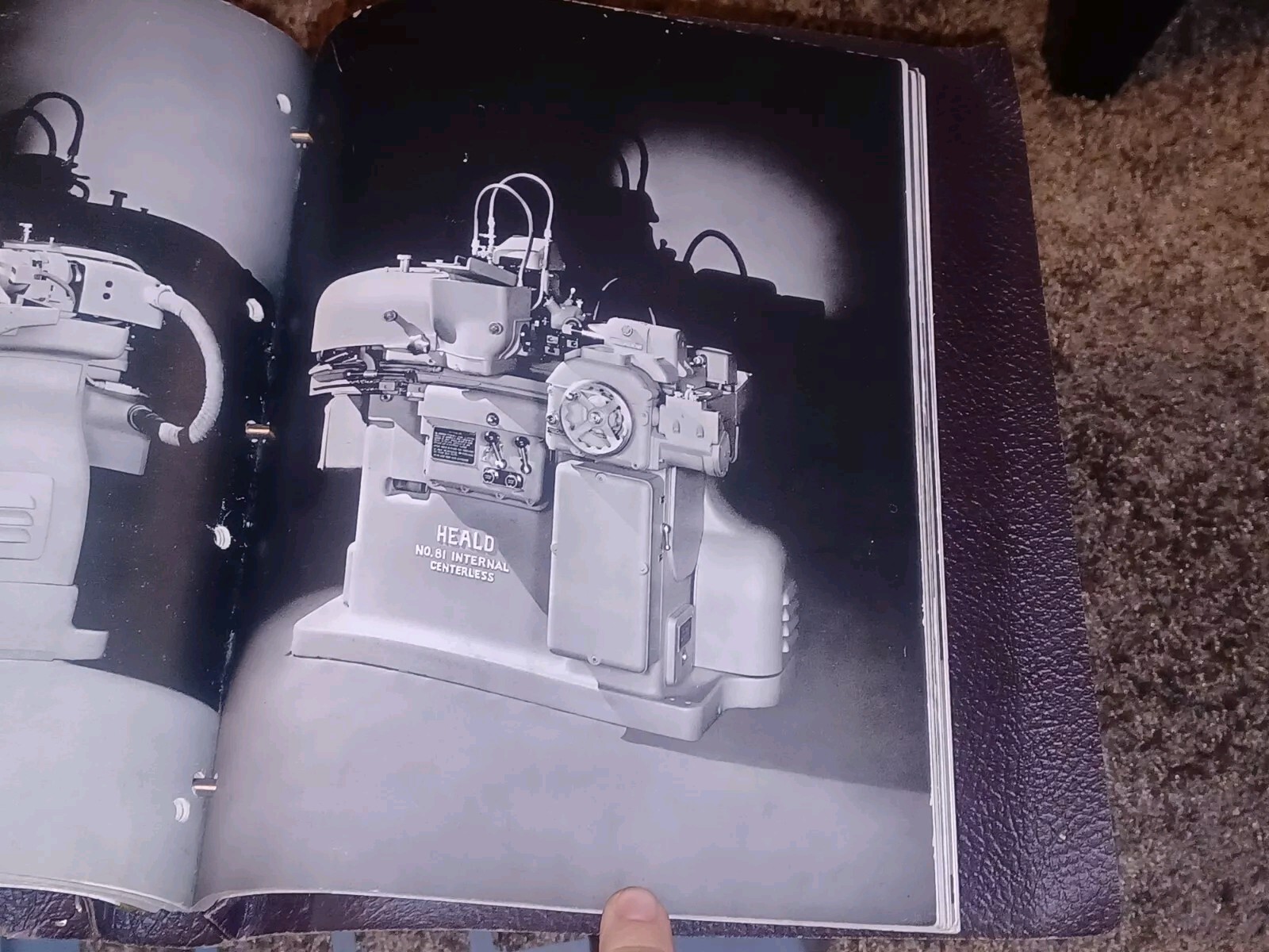 1946 HEALD COMPANY Precision GRINDING MACHINES Sales CATALOG LOT BINDER BOOK