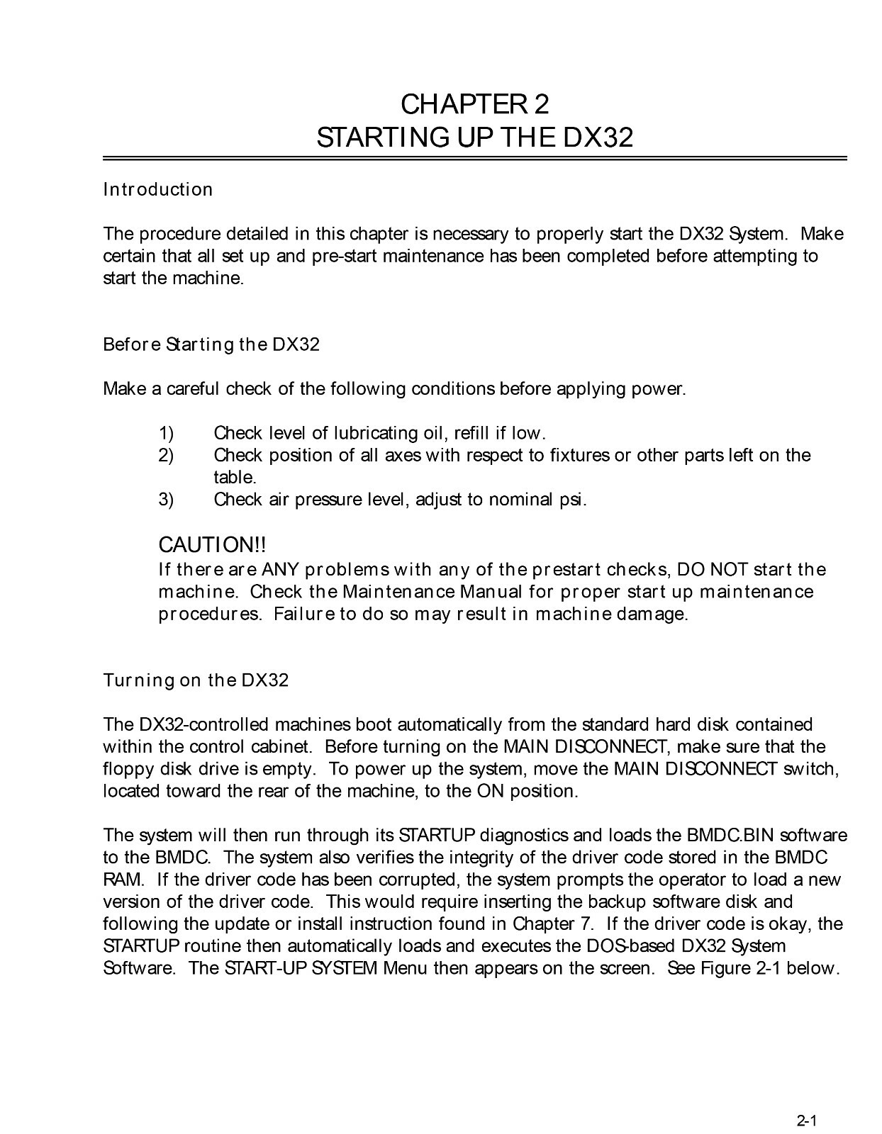 Bridgeport Vertical Machining Center DX32 CNC Operator Manual #2105