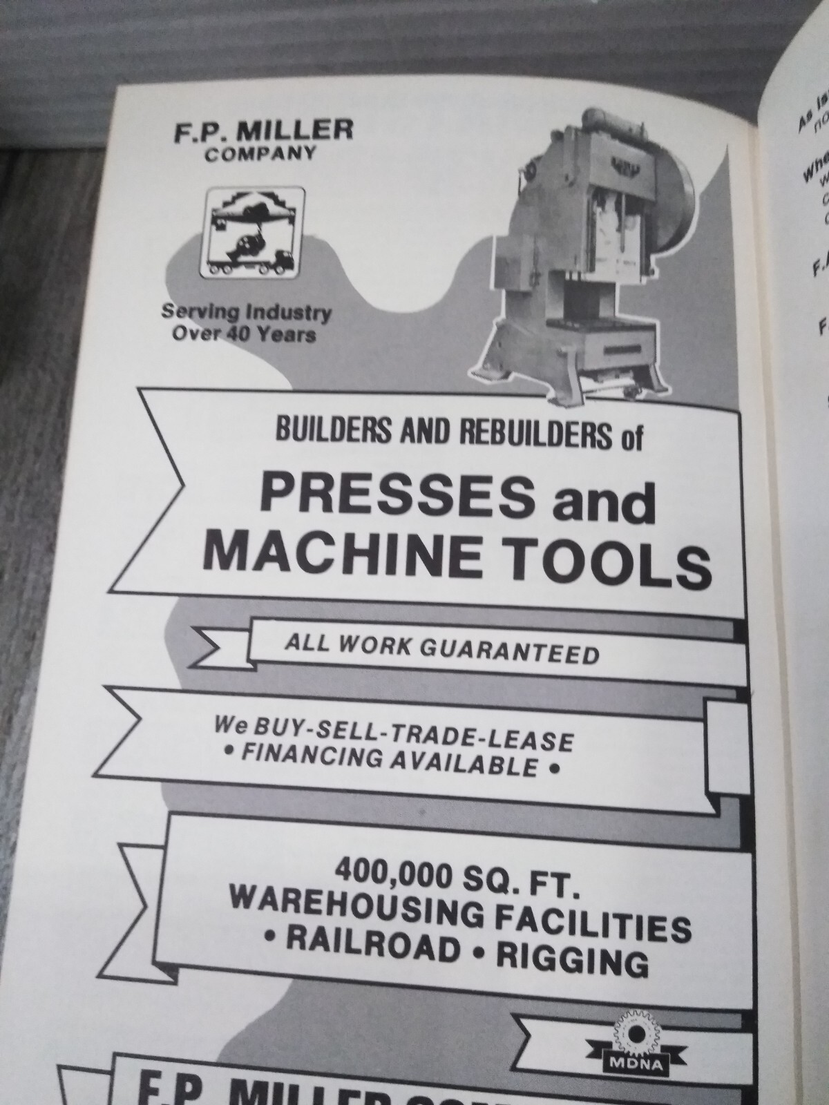 Serial Number Reference Book for Metalworking Machinery 5Tth Edition 1973/74