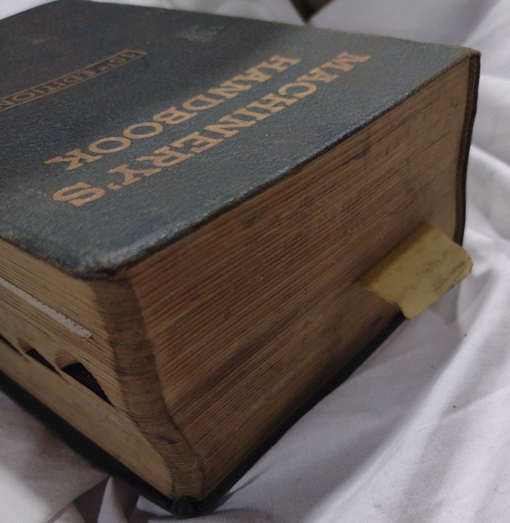 Machinery’s Handbook 15th Edition Soft Cover 1954