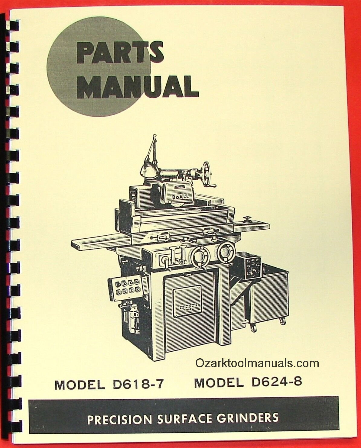 DoALL D618-7 & D624-8 Surface Grinder Parts Manual 0270