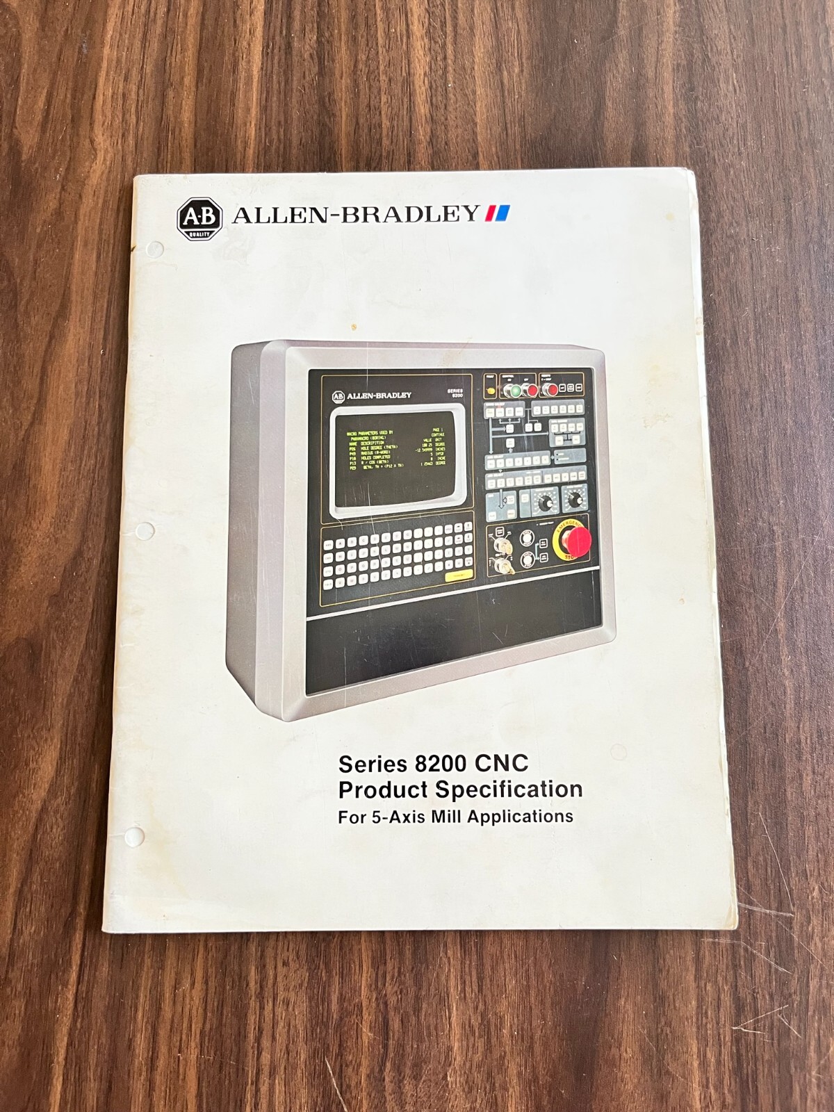 Allen-Bradley Series 8200 CNC Product Specification for 5-Axis Mill Applications