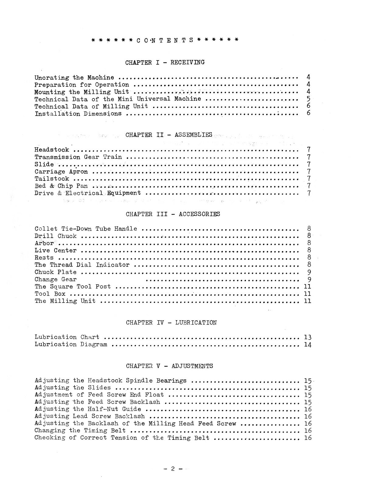 Jet 818 Lathe-Milling Universal Machine Operator & Parts Manual #1756