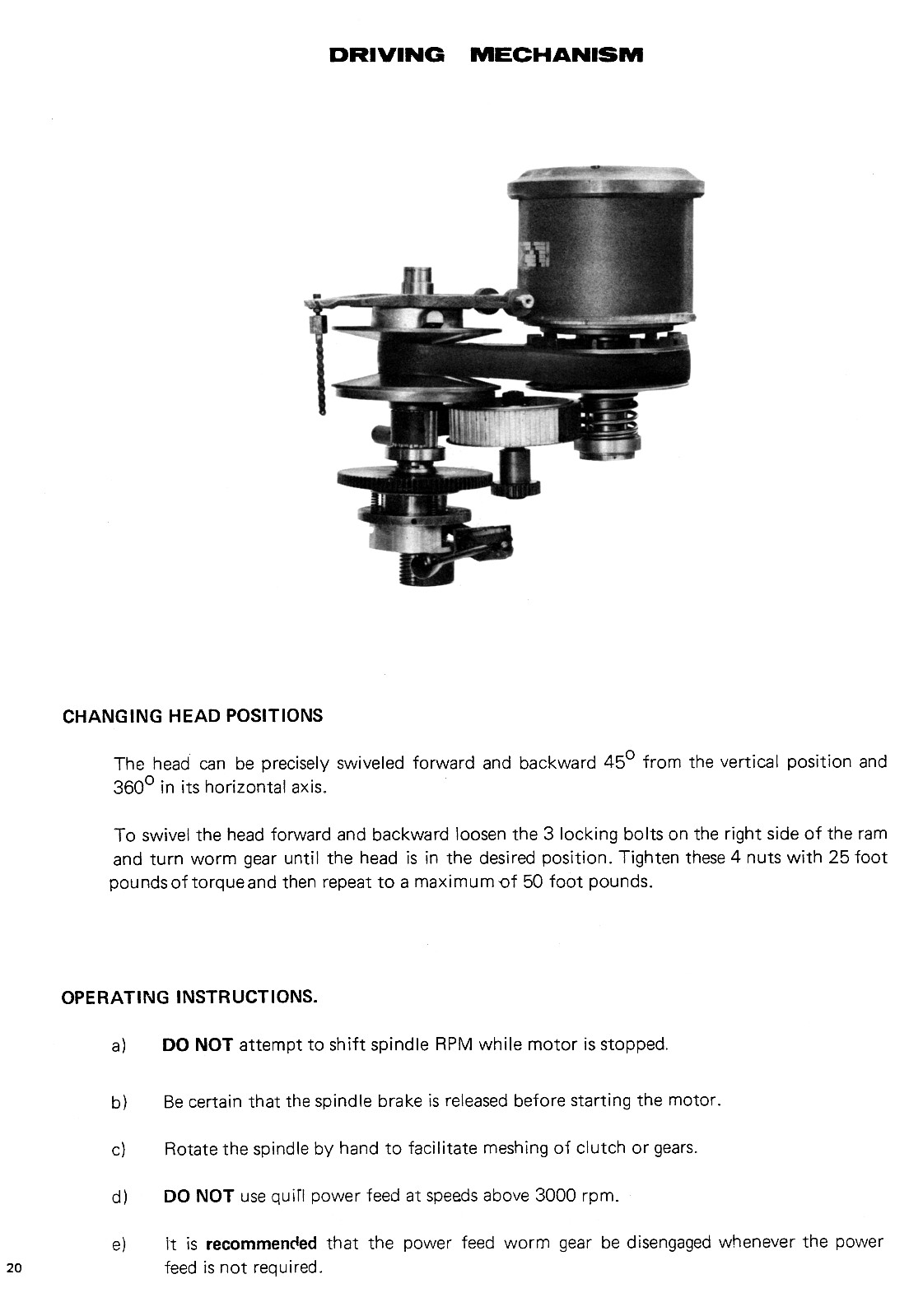 LAGUN FTV-1 FTV-2 FTV-3 Vertical Milling Machine Operator & Parts Manual 0427