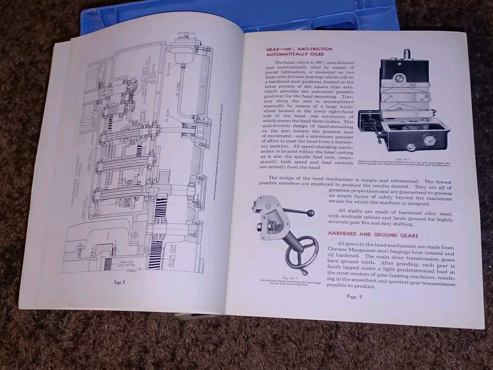 AMERICAN HOLE WIZARD Tool Works BULLETIN 305 9 Speed Radial Drill Catalog Book!