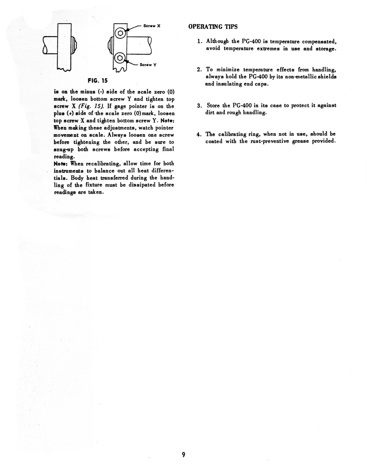 Sunnen Precision Hole Gaging Equipment Operating Instructions Manual #1670