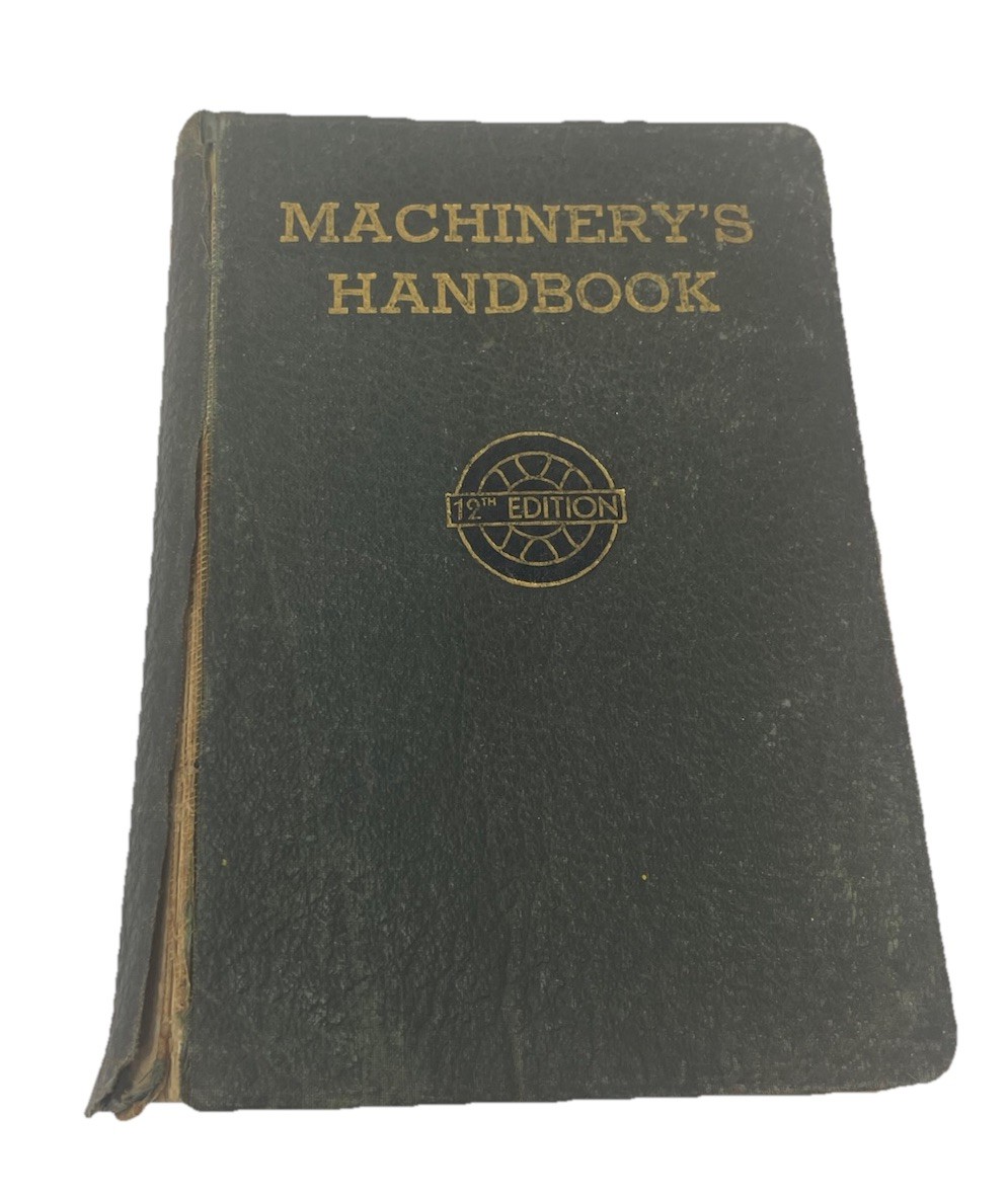 Machinery’s Handbook 12th Edition 1943 Industrial Press Hardcover