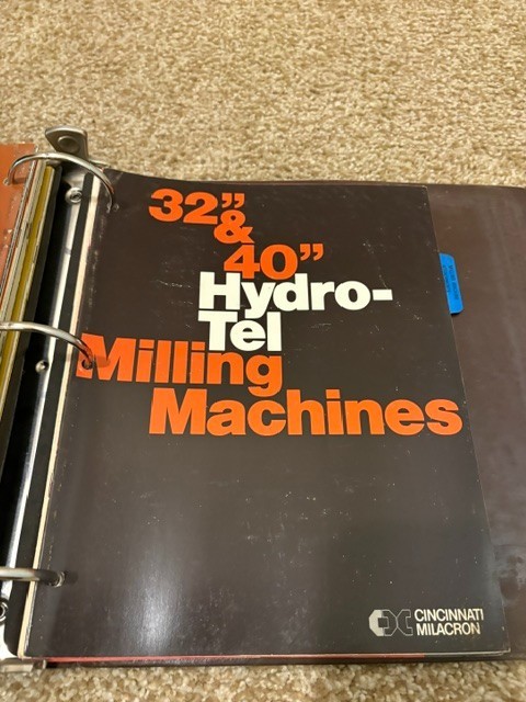 Vintage Cincinnati Milling Milacron Machine Company Salesman Binder Catalog