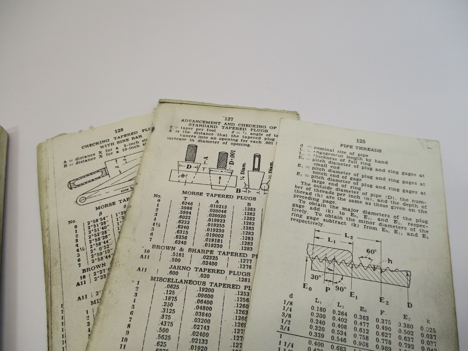 1945 Mechanics Vest Pocket Reference Book Wolfe & Phelps Machinist GC