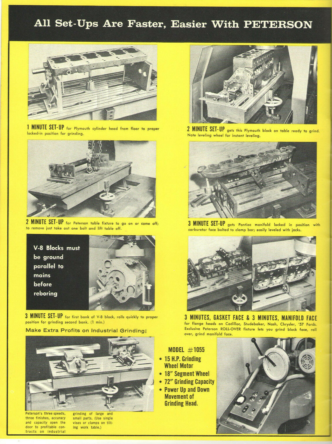 VINTAGE 1960s PETERSON MACHINE TOOL CATALOG! MERRIAM, KS! FOR THE AUTO INDUSTRY!