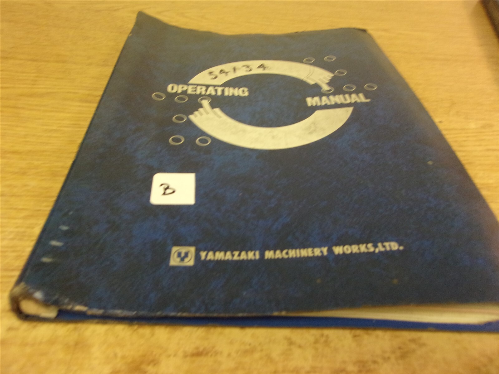 Operating Manual Mazak Vertical Quality Center VQC-20/40 20/50 “B”