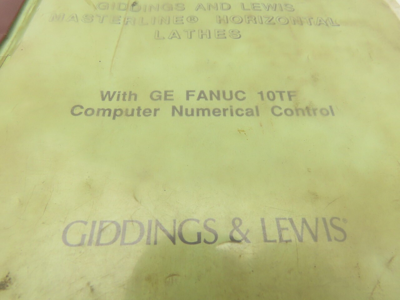 Giddings & Lewis 108-23013-00 Masterline 532 Series Electrical Service Manual