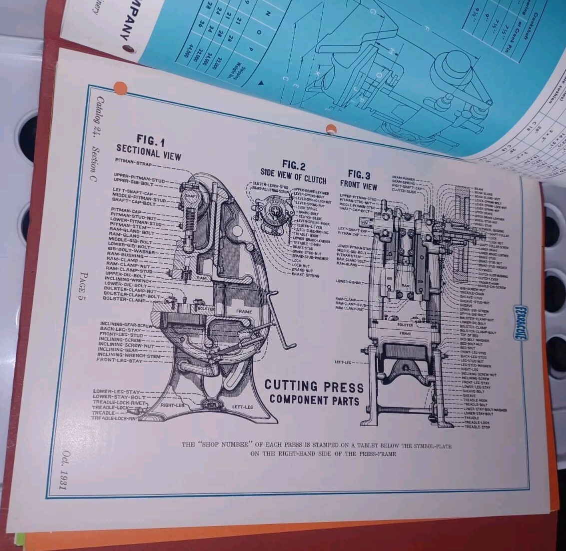 Vtg Ferracute Machine Tool Catalog Lot Stamping Presses Brakes 1940’s PROPOSAL