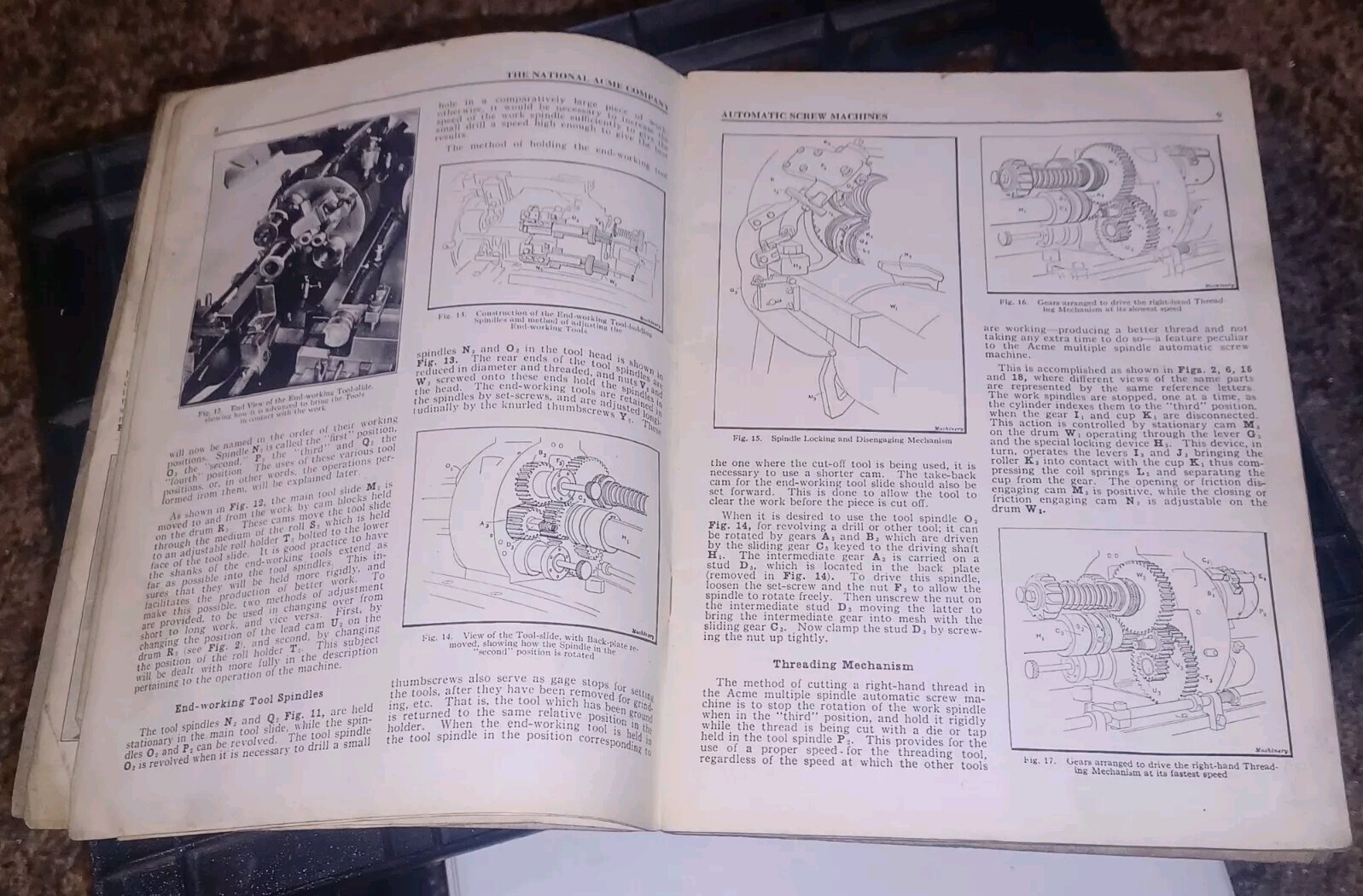 1912-1913 NAMCO National Acme Co AUTOMATIC MULTIPLE SPINDLE SCREW MACHINES BOOK
