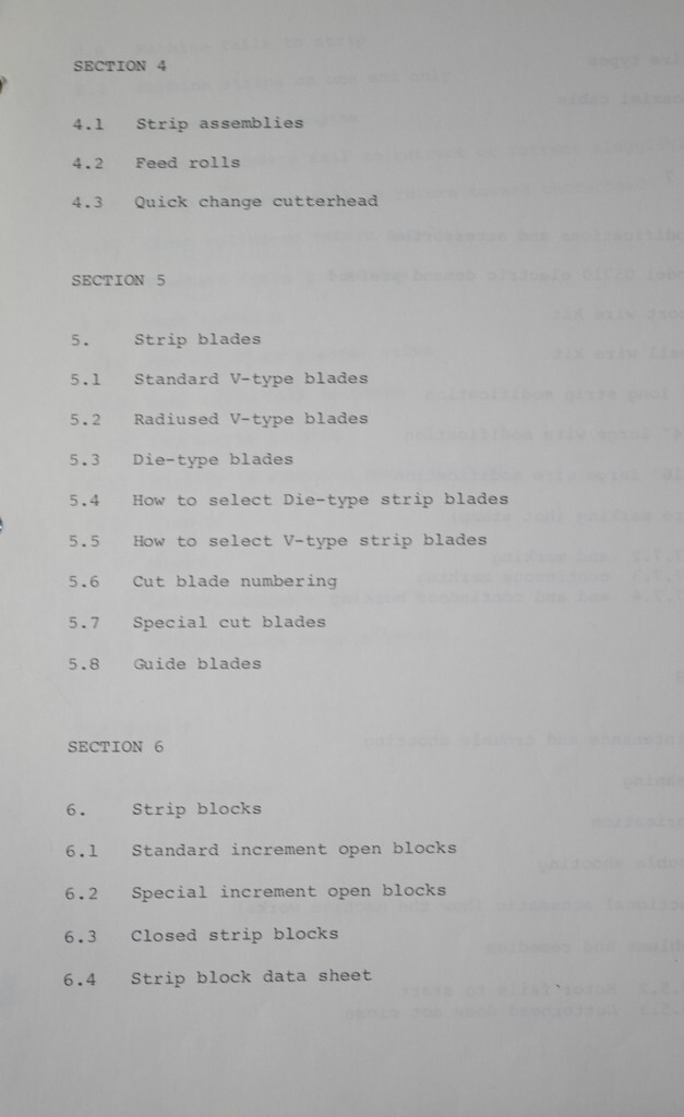 Eubanks Wire Stripper 2600 Operations and Maintenance Manual