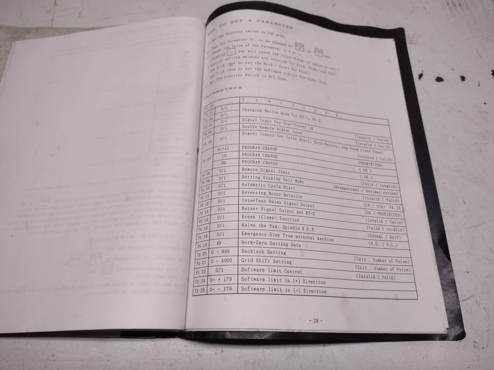 YUASA – SUPER PRODEX OPERATION & SERVICE MANUALS – SPDX – 5, 6, 8, 10, 12, 15