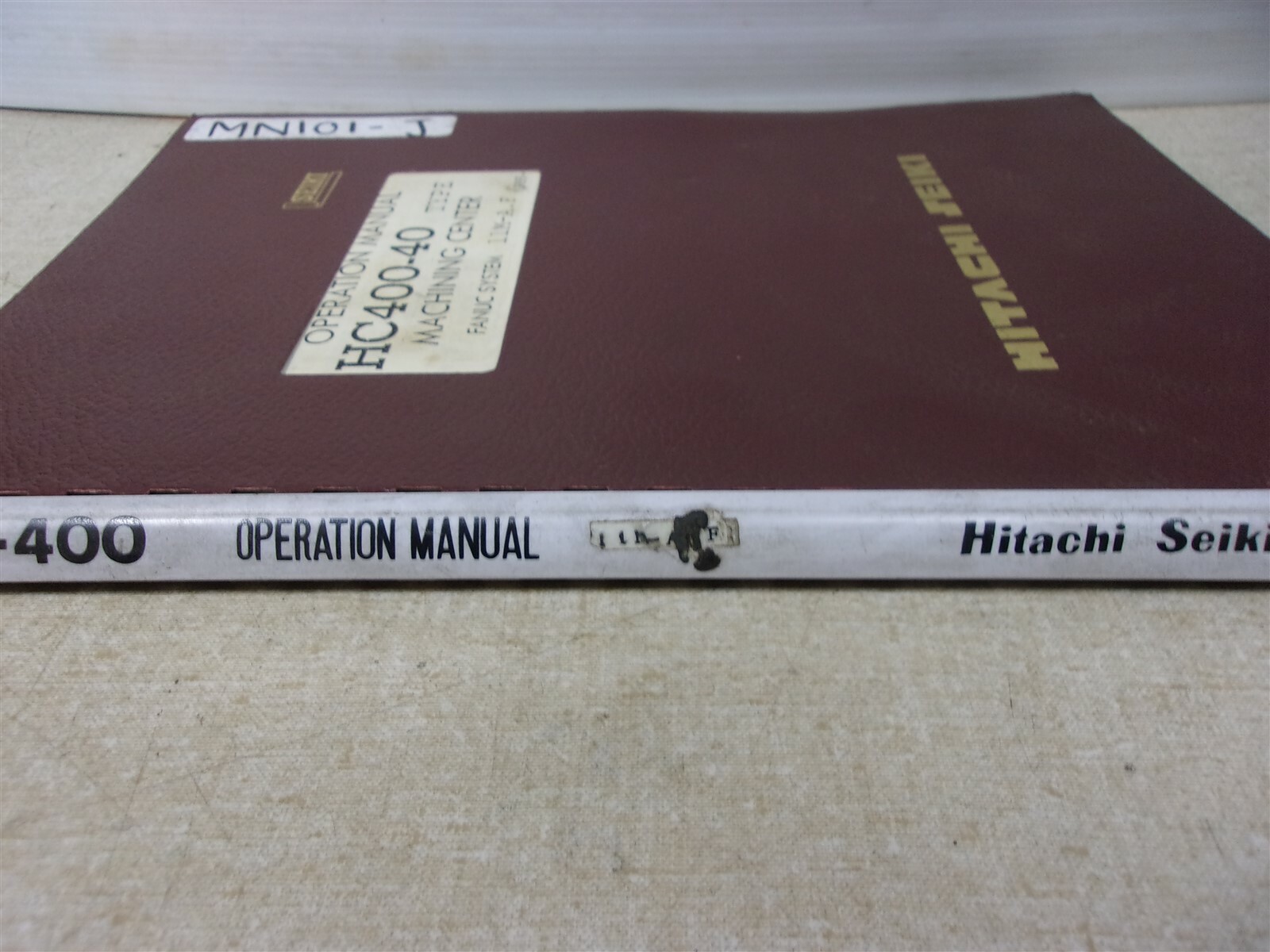 Hitachi Seiki HC400-40 Operation Manual *FREE SHIPPING*