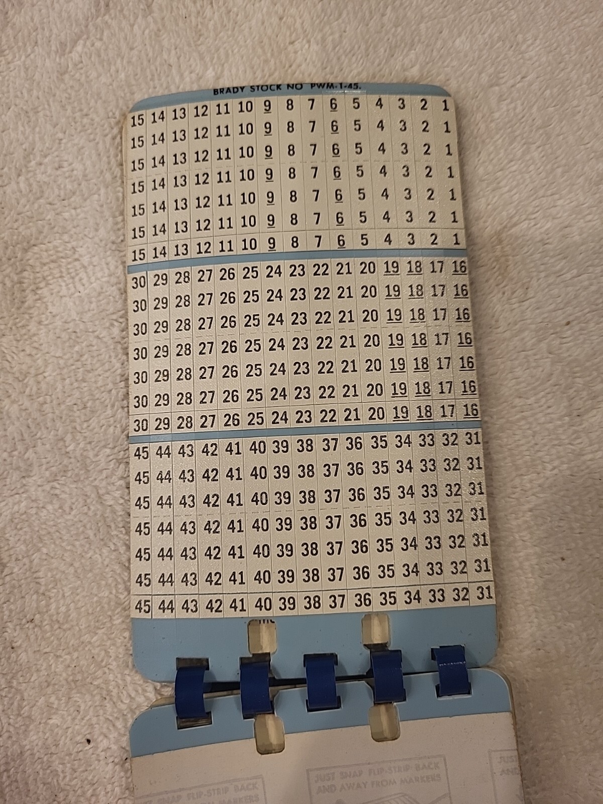 Brady Porta-Pack Wire Markers Morse Machinist’s Practical Guide Lufkin Time Save