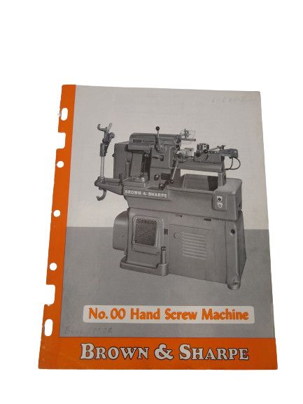Brown & Sharpe – Hand Screw Machine Manual No.00