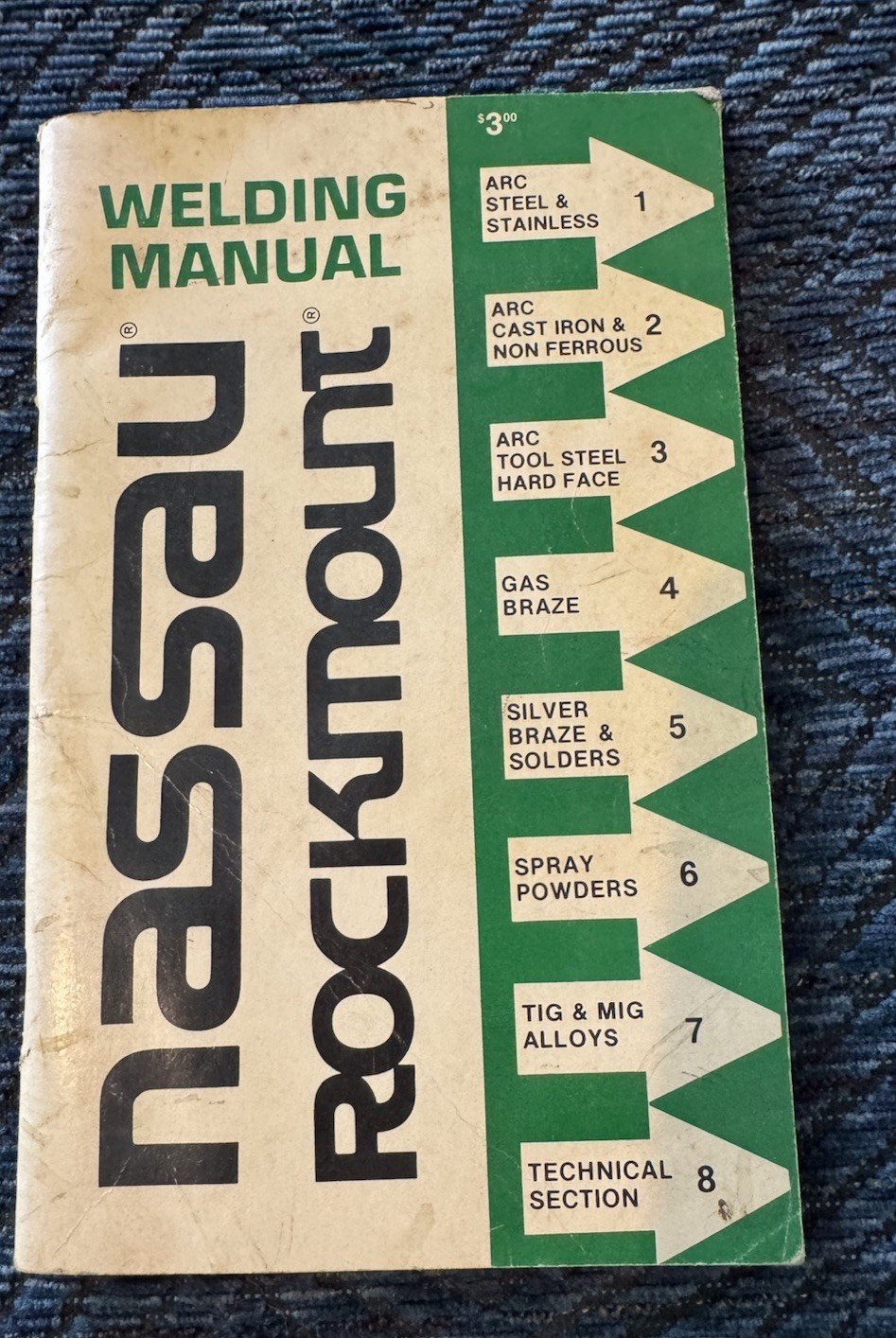 1984 Nassau Rockmount Welding Manual, Softcover, 96 pages