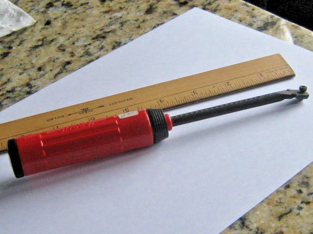 Vargus Red Handle Manual Deburring Tool for use with a D80C Blade