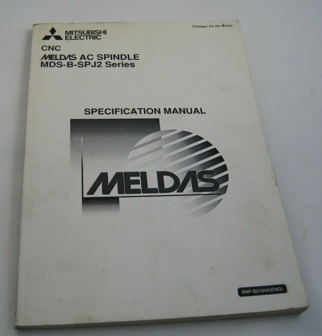 MITSUBISHI CNC MELDUS AC Spindle MDS-B-SPJ2 Specification Manual