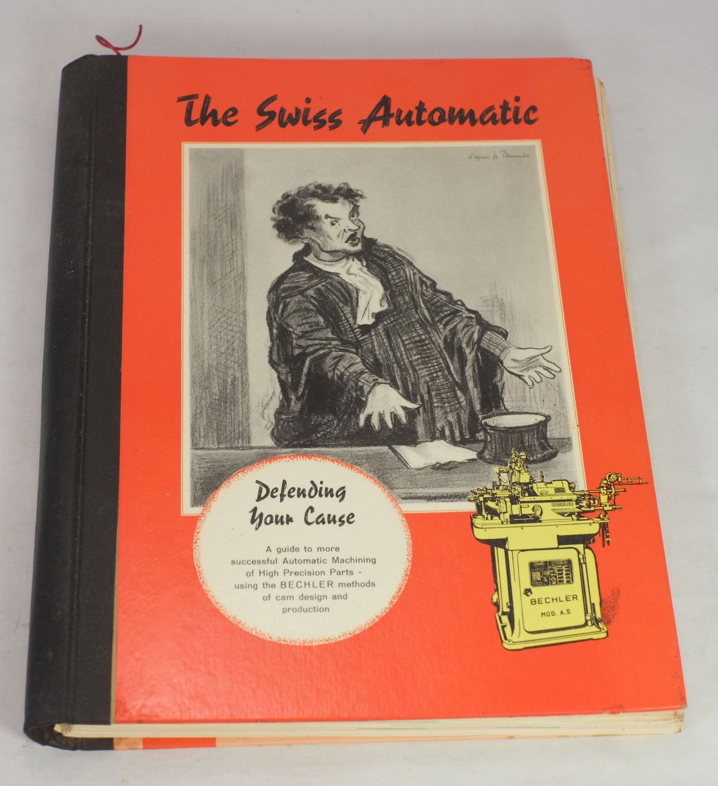The Swiss Automatic Bechler Screw Machine Lathe Catalog Manual 1957