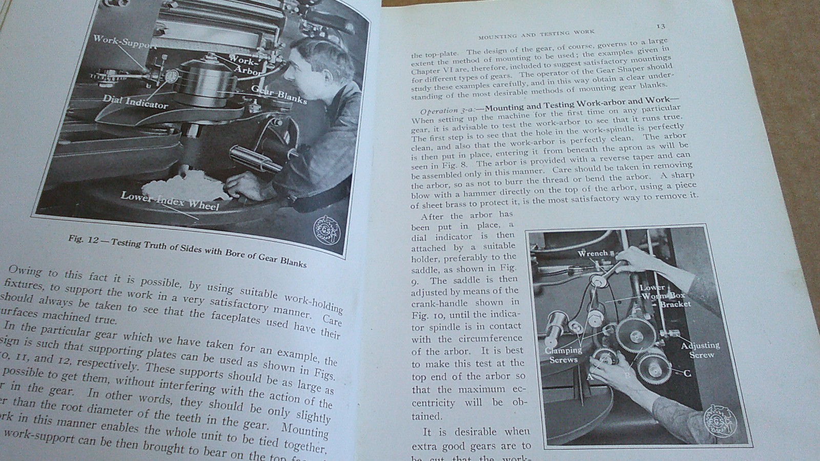 1920 Operators Handbook The Fellows Spur and Helical Gear Shapers Set-up Manual