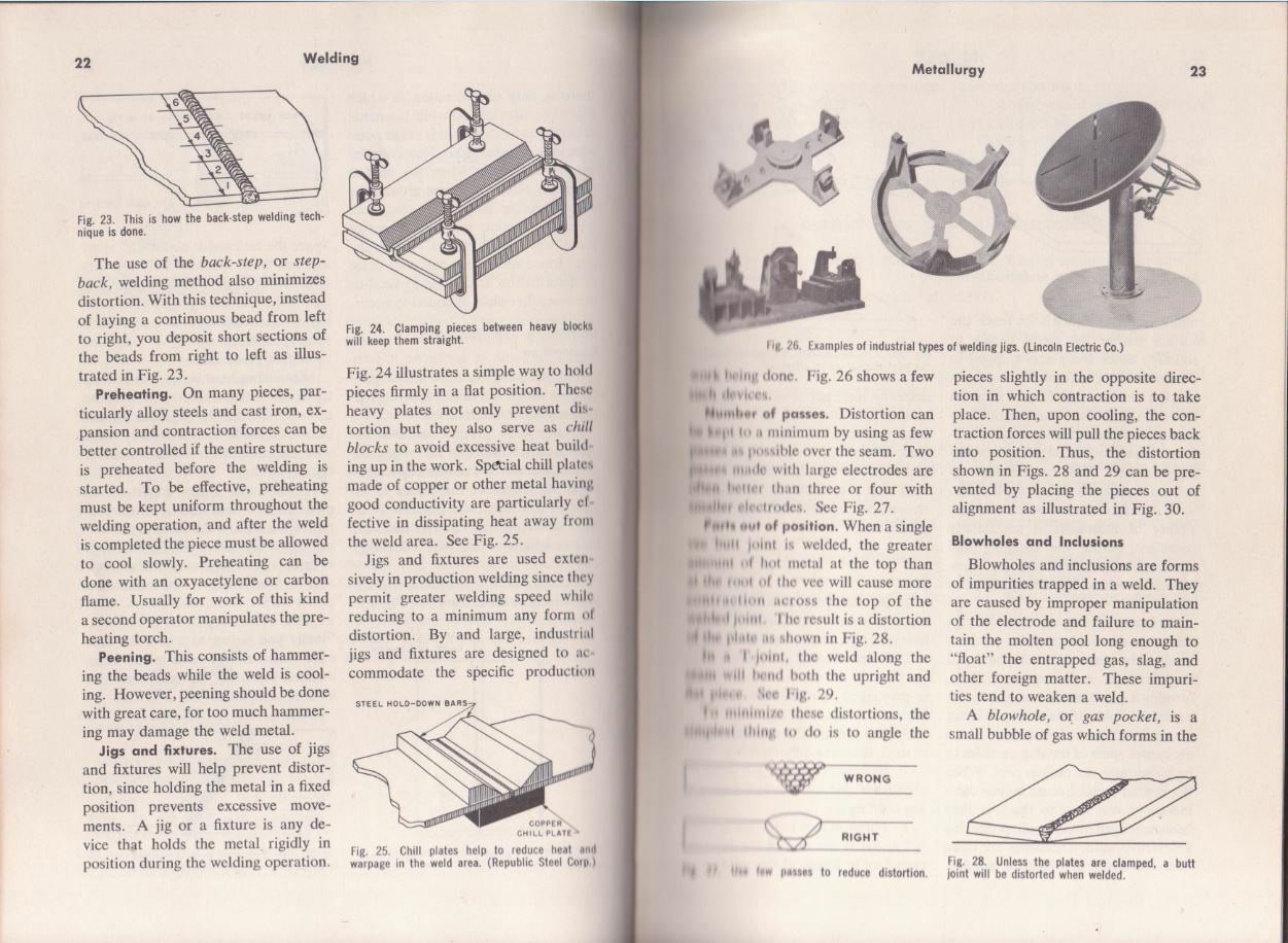 Welding Skills and Practices ~ Includes TIG & MIG Welding 2nd Ed/6th Print 1966