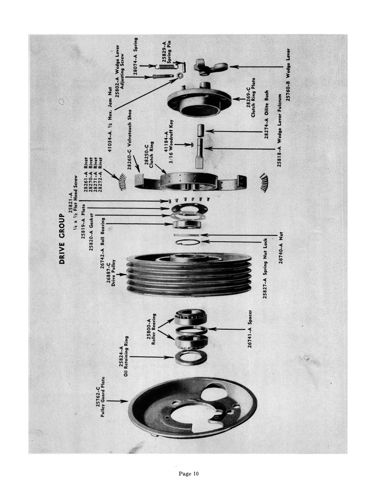 Cincinnatti Shapers 16″, 20″, 24″, 28″, 32″, & 36″ Parts List Manual #726